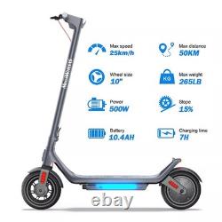 600W Adult Electric Scooter Long Range Folding E-Scooter CityCommuter 10 Tires