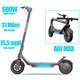 600W Electric Scooter 31 Mile Adult E-Scooter Safe Urban Commute 10 Tire 10.4AH