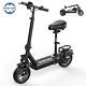 600W Peak Motor Foldable Adult Electric Scooter with Seat 25MPH 30Miles 48V 13AH