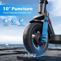 600With367W Adult Electric Scooter 10 Tires Long Range E-Scooter CityCommuter APP