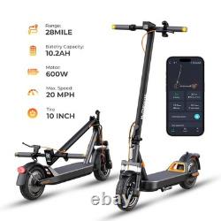 600With367W Adult Electric Scooter Long Range E-Scooter CityCommuter 10 Tires