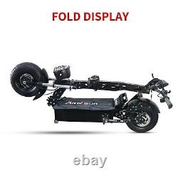 60V 50AH Foldable Electric Scooter Adult Dual Motor 13inch 8000W Road Tires USLe