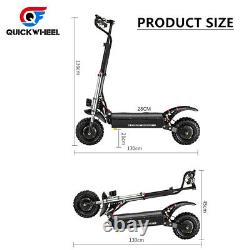 60V 5400W Foldable Dual Motor Topline Off-road Electric Scooter For Adults