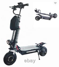 60V 5600W Electric Scooter 11inch Motor Wheel Off Road With Seat Dual 75-90km/h