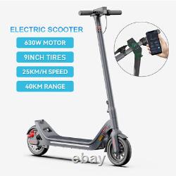 630W Electric Scooter Adults Commuting E-Scooter 9 Inch Tires 45KM Long Range