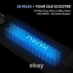 650W Double Suspension Electric Scooter Adults, 36V 18Ah Battery, Up to 22MPH