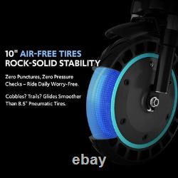 650W Double Suspension Electric Scooter Adults, 36V 18Ah Battery, Up to 22MPH