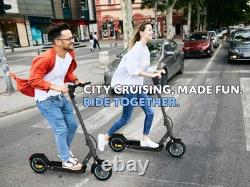 650W Double Suspension Electric Scooter Adults, 36V 18Ah Battery, Up to 22MPH