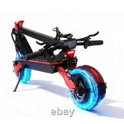 6600W Dual Motor Electric Scooter Adults, 11'' 56MPH E-Scooter With Seat /NFC /APP