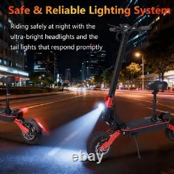 6600W Dual Motor Electric Scooter Adults, 11'' 56MPH E-Scooter With Seat /NFC /APP