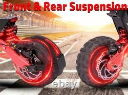 6600W Dual Motor Electric Scooter Adults, 11'' 56MPH E-Scooter With Seat /NFC /APP