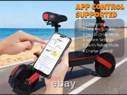 6600W Dual Motor Electric Scooter Adults, 11'' 56MPH E-Scooter With Seat /NFC /APP