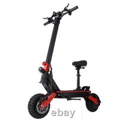 6600W Dual Motor Electric Scooter Adults, 11'' 56MPH E-Scooter With Seat /NFC /APP