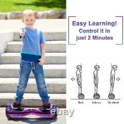 6.5'' Hoverboard Electric Bluetooth Self-Balancing Scooter no Bag for kids Adult