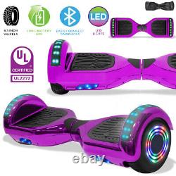 6.5'' Hoverboard Electric Self-Balancing Scooter With Bluetooth LED Lights No Bag