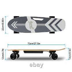 700With350W Electric Skateboard 8-Layers Maple Deck Longboard Wireless Ctrl ag05