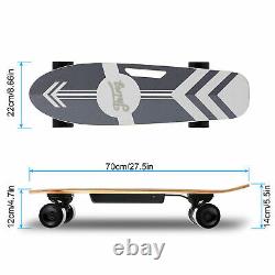 700With350W Electric Skateboard 8-Layers Maple Deck Longboard Wireless Ctrl ag06