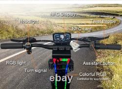 72V 10000W Electric Scooter for Adults 56-70MPH Dual Motor Foldable NFC US Stock