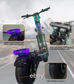 72V 10000W Electric Scooter for Adults 56-70MPH Dual Motor Foldable NFC US Stock