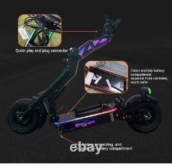 72V 10000W Electric Scooter for Adults 56-70MPH Dual Motor Foldable NFC US Stock