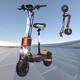 8000W 60V 38.8AH Foldable Electric Scooter Adult Dual Motor 14in Off-Road TireYW