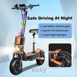 8000W 60V 38.8AH Foldable Electric Scooter Adult Dual Motor 14in Off-Road TireYW