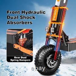 8000W 60V 38.8AH Foldable Electric Scooter Adult Dual Motor 14in Off-Road TireYW