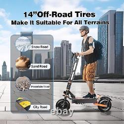 8000W 60V 38.8AH Foldable Electric Scooter Adult Dual Motor 14in Off-Road Tire