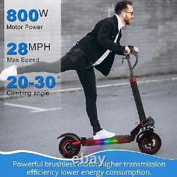 800W 48V 18AH J-11 Electric Scooter With Seat Adult 10in Off-Road Tires 28Mph