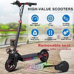 800W 48V 18AH J-11 Electric Scooter With Seat Adult 10in Off-Road Tires 28Mph