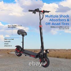 800W 48V 18AH J-11 Electric Scooter With Seat Adult 10in Off-Road Tires 28Mph