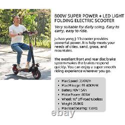 800W 48V 18AH J-11 Electric Scooter With Seat Adult 10in Off-Road Tires 28Mph