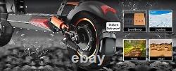 800W Cool Electric Kick Scooter Adults 28 MPH 48V Foldable Commuter E-Scooter