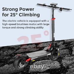 800W Electric Scooter 25Mph Max Speed 40Km Range 10'' Off Road Folding E-Scooter