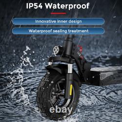 800W Electric Scooter 25Mph Max Speed 40Km Range 10'' Off Road Folding E-Scooter