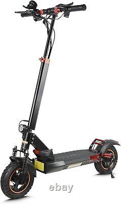 800W Electric Scooter Adult 25mph Folding E-Scooter 48V 10'' Off Road Waterproof