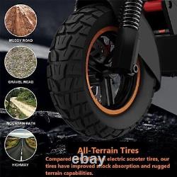 800W Electric Scooter Adult 25mph Folding E-Scooter 48V 10'' Off Road Waterproof