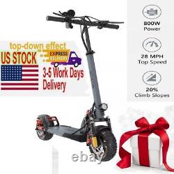 800W Electric Scooter Adults Commuting E-Scooter 10 Inch Tires 45KM/H Max Speed