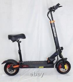 800W Motor Electric Scooter Adult with Seat 27 mph 10 Off-road Tire Foldable