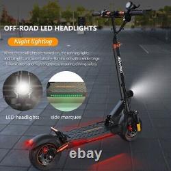 800W Motor Electric Scooter Adult with Seat 27 mph 10 Off-road Tire Foldable