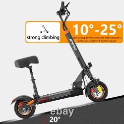 800W Motor Electric Scooter Adult with Seat 27 mph 10 Off-road Tire Foldable