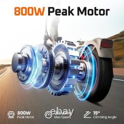 800W Peak Electric Scooter Foldable E-Scooter 20MPH LCD Display Dual Suspension