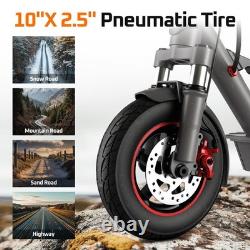 800W Peak Electric Scooter Foldable E-Scooter 20MPH LCD Display Dual Suspension