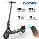 800With500W Electric Scooter Adult Folding eScooter Long Range Fast Speed 10''Tire