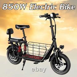 850W Electric Scooter withSeat for Pet and Adult up to 25 Miles 22MPH 330lbs Loads
