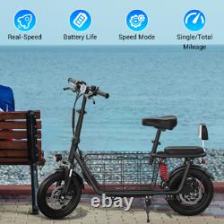 850W Electric Scooter withSeat for Pet and Adult up to 25 Miles 22MPH 330lbs Loads