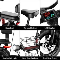850W Electric Scooter withSeat for Pet and Adult up to 25 Miles 22MPH 330lbs Loads