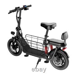 850W Electric Scooter withSeat for Pet and Adult up to 25 Miles 22MPH 330lbs Loads