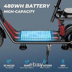 850W Electric Scooter with Seat 330lbs Load 22MPH Portable E Scooter for Commuting