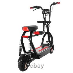 8 Rechargeable Electric Scooter Long Range Adult E-scooter Urban Commuter Seat